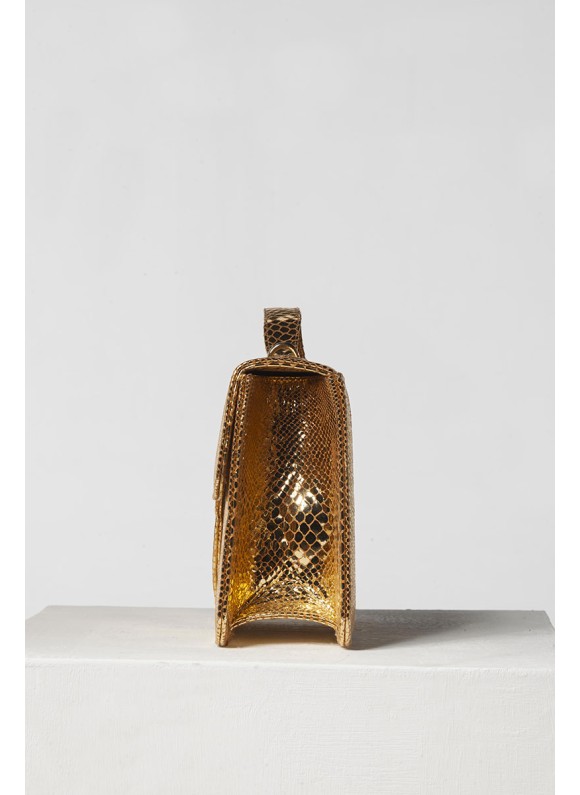 Dagger Large Gold (Croc Leather)