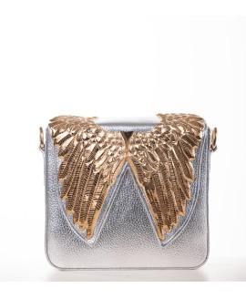 Falcon Large Silver X Gold (Crock Leather) 