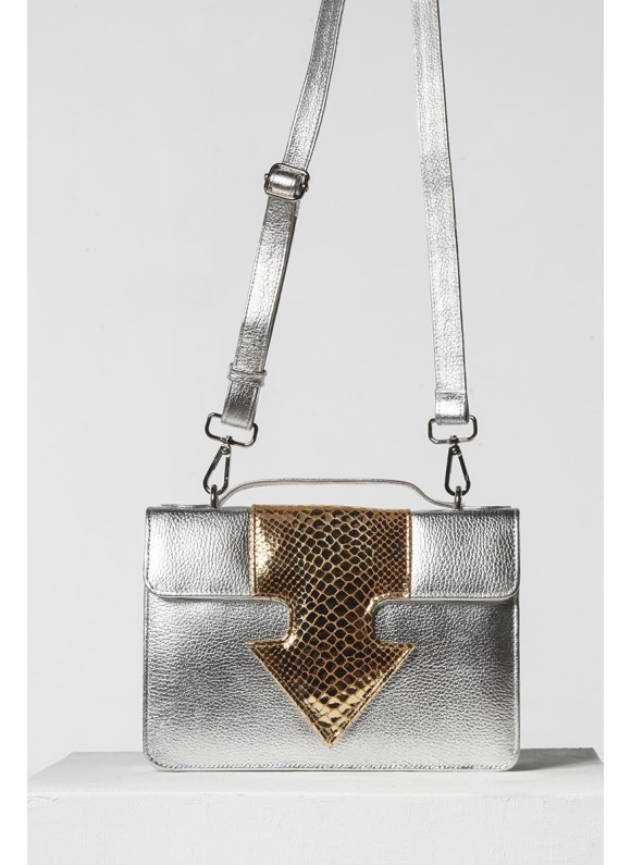 Spear Handbag Silver X Gold 