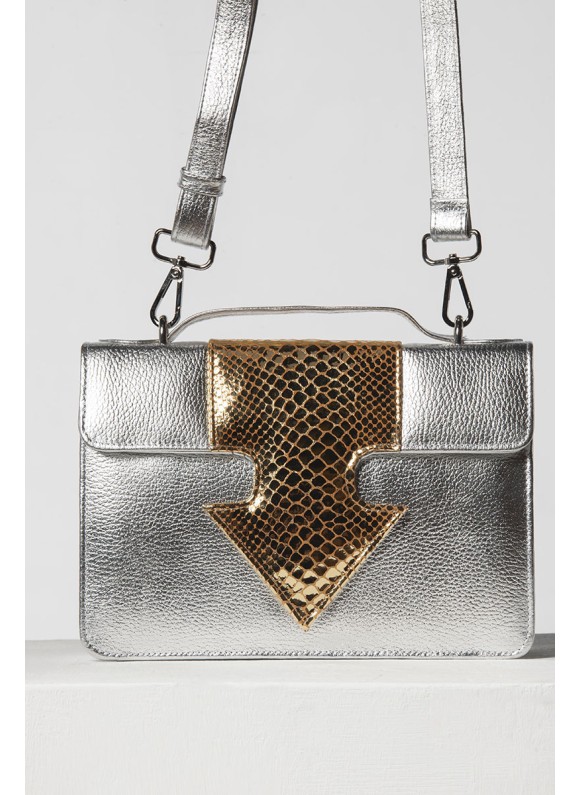 Spear Handbag Silver X Gold 