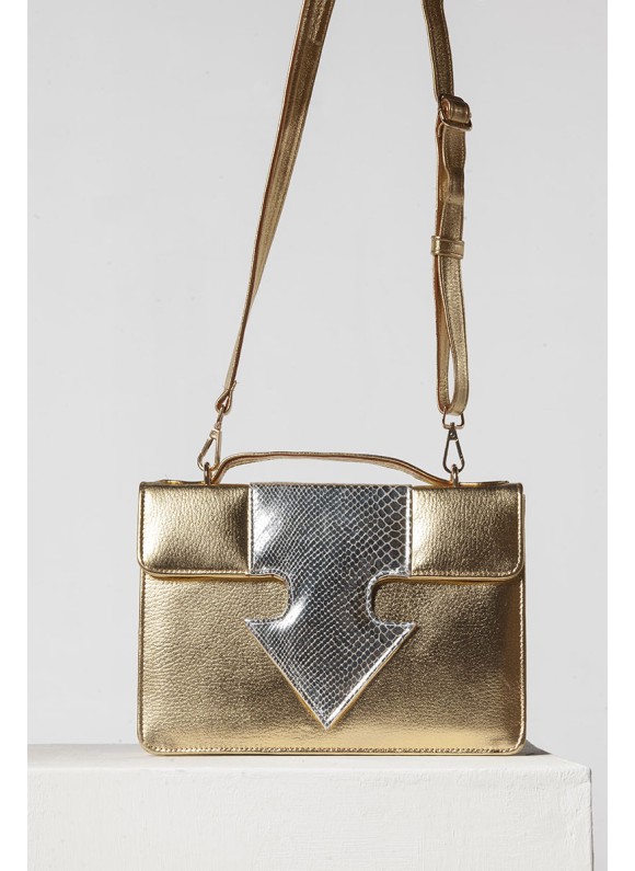 Spear Handbag Gold X Silver