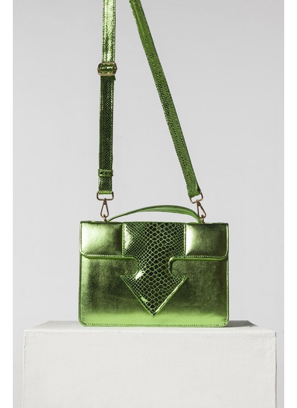 Spear Handbag Neon Green