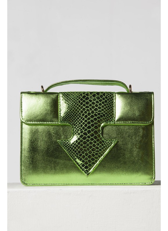 Spear Handbag Neon Green