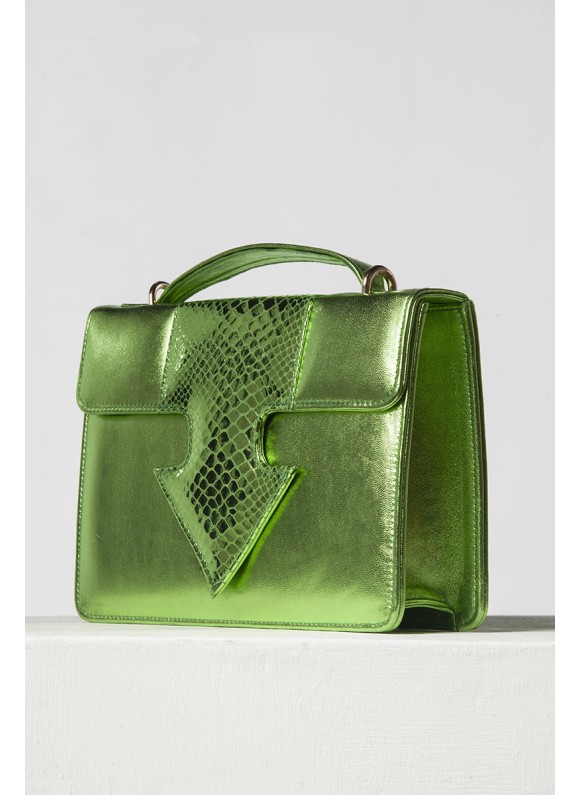 Spear Handbag Neon Green