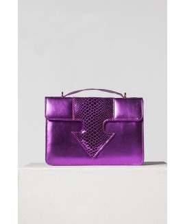 Spear Handbag Neon Purple 