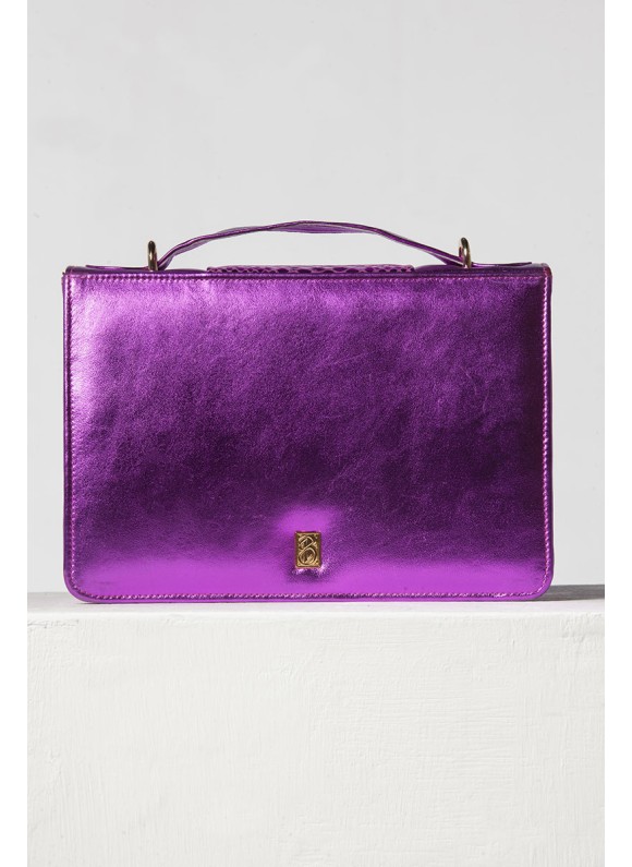 Spear Handbag Neon Purple