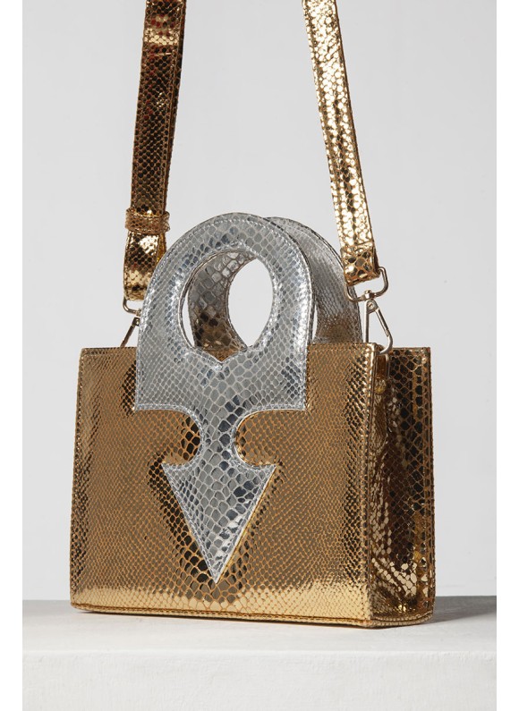 Spear Tote Gold X Silver 